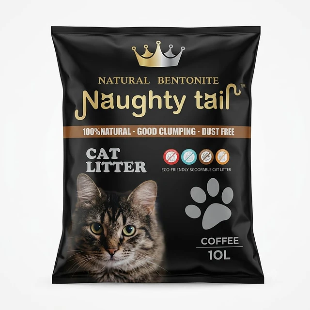 Arena Bentonita Natural Naughty Tail - Aromas y Variedades