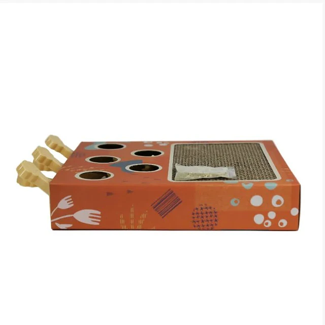 Tablero Rascador para Gatos Diseño de Topos