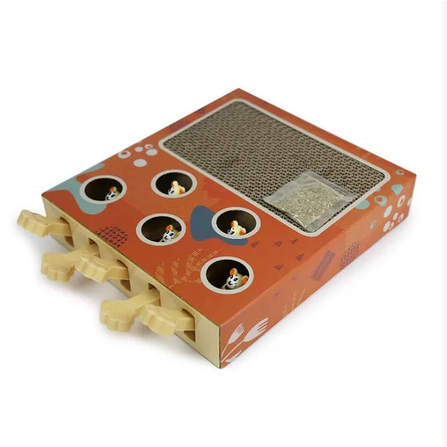 Tablero Rascador para Gatos Diseño de Topos