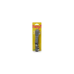 Hey Correa de Botella Reciclada Gris Grafito 120 cm.