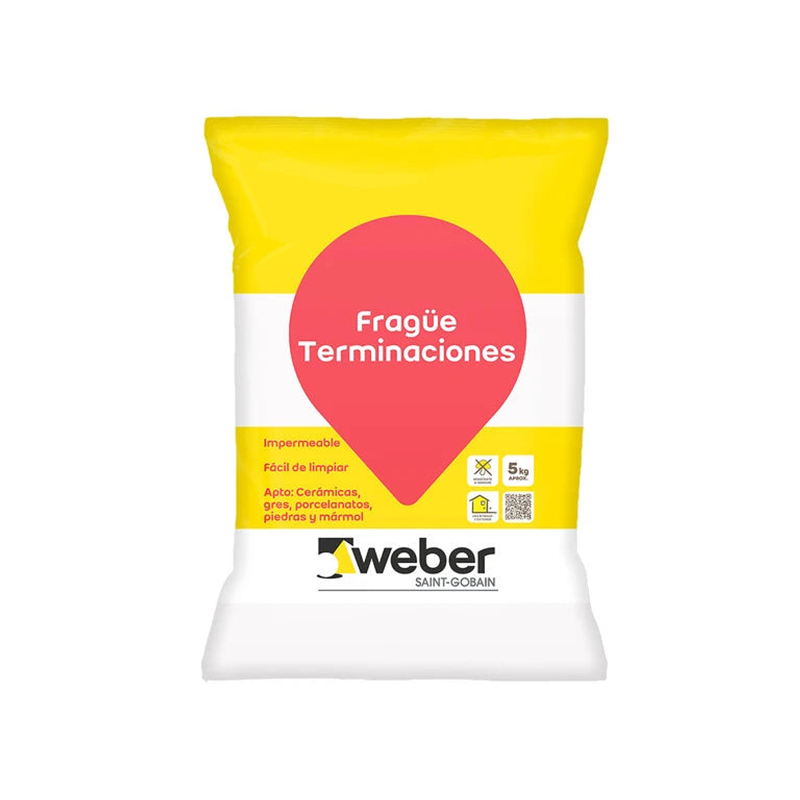WEBER FRAGUE TERMINACIONES GREY BOLSA 1KG 1