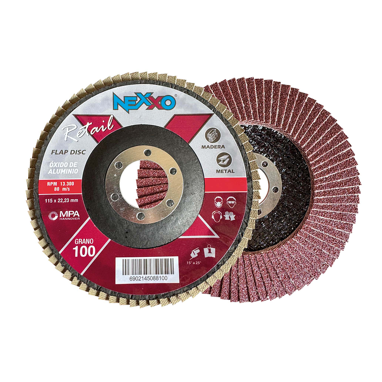 DISCO TRASLAPADO MADERA - METAL 4 1/2