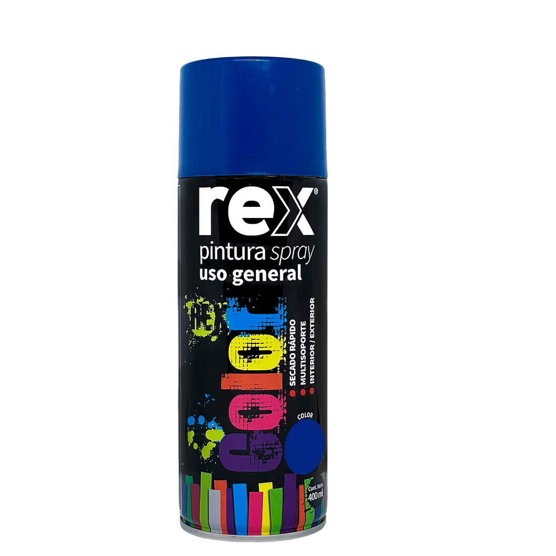 REX PINTURA SPRAY ACRILICA, AZUL, 400 ML 1