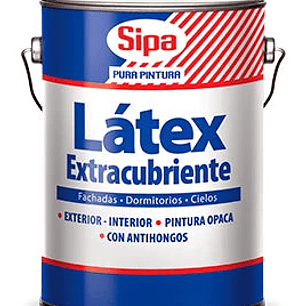 Látex Extracubriente blanco 1 GL SIPA