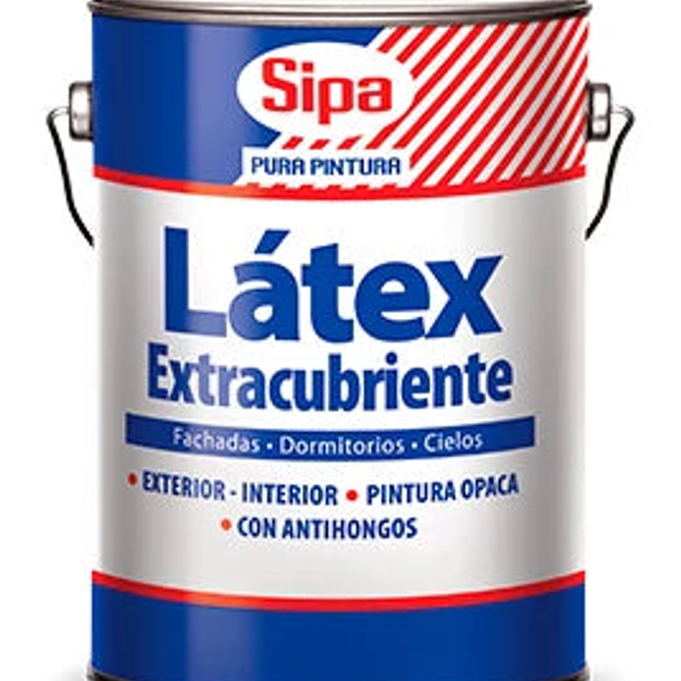 Látex Extracubriente blanco 1 GL SIPA 1