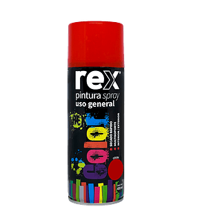 REX PINTURA SPRAY ACRILICA, ROJO, 400 ML