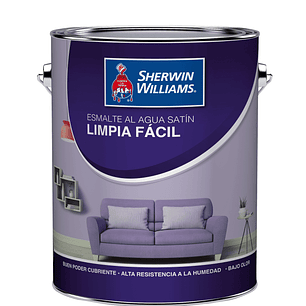 Esmalte al Agua Limpia Fácil Blanco/Base X 1/4 GL