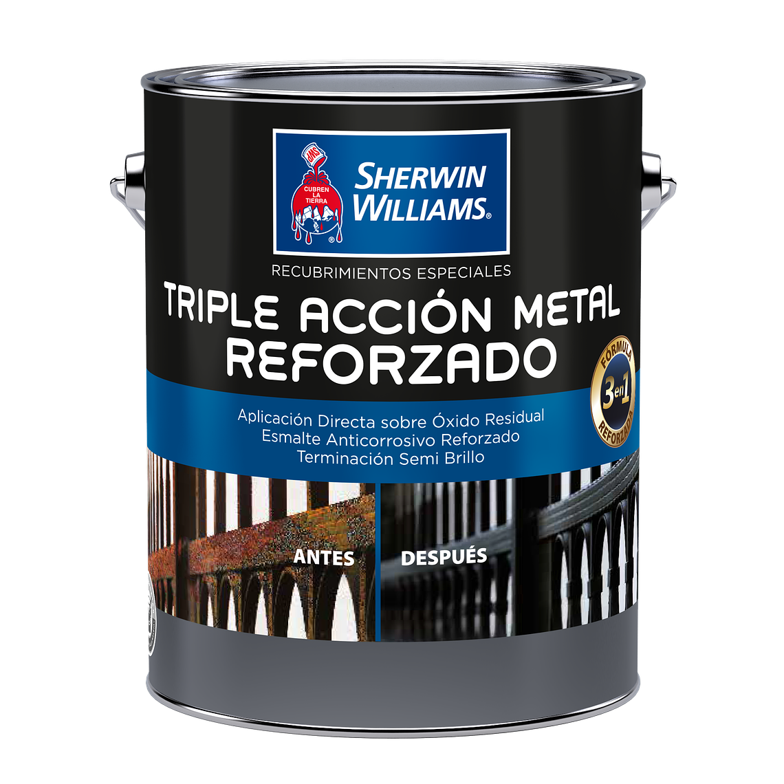 TRIPLE ACCION METAL REFORZADO NEGRO GL 1