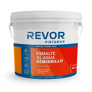 ESM  AL AGUA SEMIBRILLO PINTAMAX REVOR BLANCO  4GL