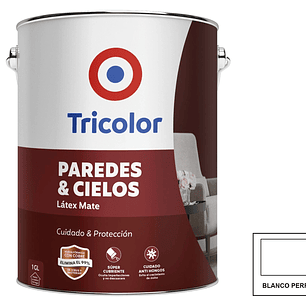 PAREDES Y CIELOS TRICOLOR BLANCO PERFECTO 1 GL