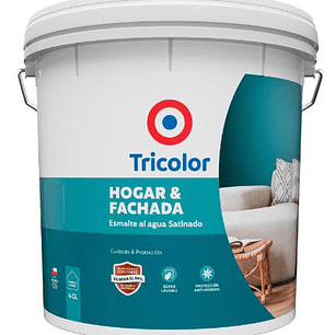 HOGAR Y FACHADA TRICOLOR BLANCO PERFECTO 4 GL PLAST