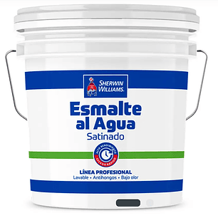 ESMALTE AL AGUA LINEA PROFESIONAL SATIN BASE R TINETA 4GL