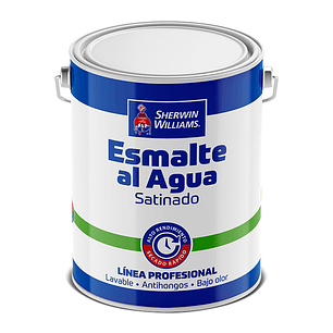 ESMALTE AL AGUA LINEA PROFESIONAL SATIN BASE R GL