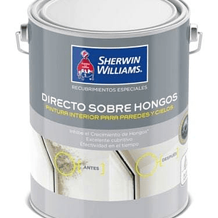 ESMALTE AL AGUA DIRECTO SOBRE HONGOS 1/4 GALON