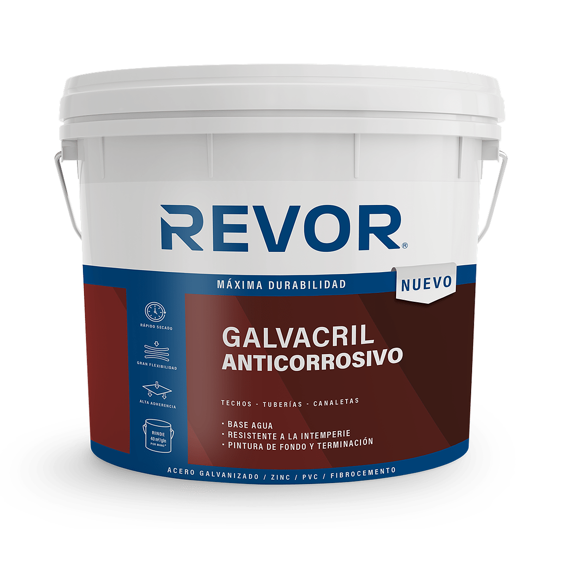 GALVACRIL ANTICORROSIVO REVOR NEGRO 4 GL 1
