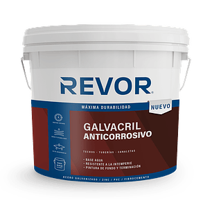 GALVACRIL ANTICORROSIVO REVOR ROJO COLONIAL 4 GL