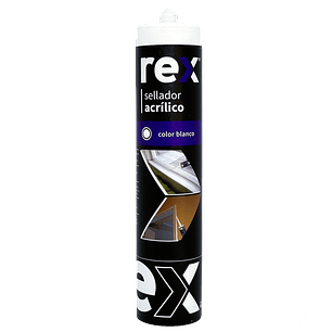 REX SELLADOR ACRÍLICO BLANCO, CARTUCHO 300 ML