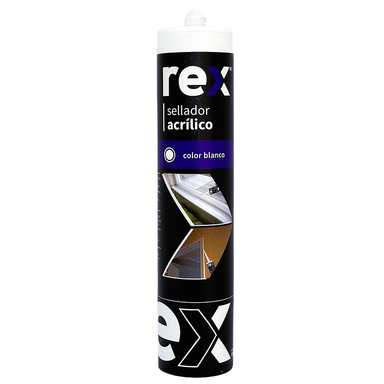 REX SELLADOR ACRÍLICO BLANCO, CARTUCHO 300 ML 1