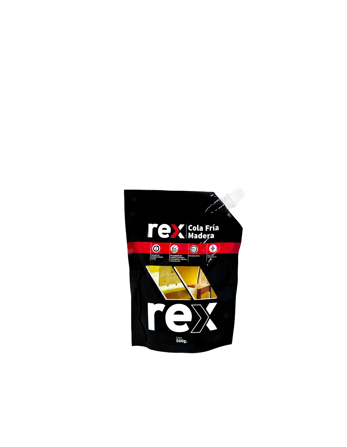  REX COLA FRÍA MADERA, DOY PACK 500 GR 1