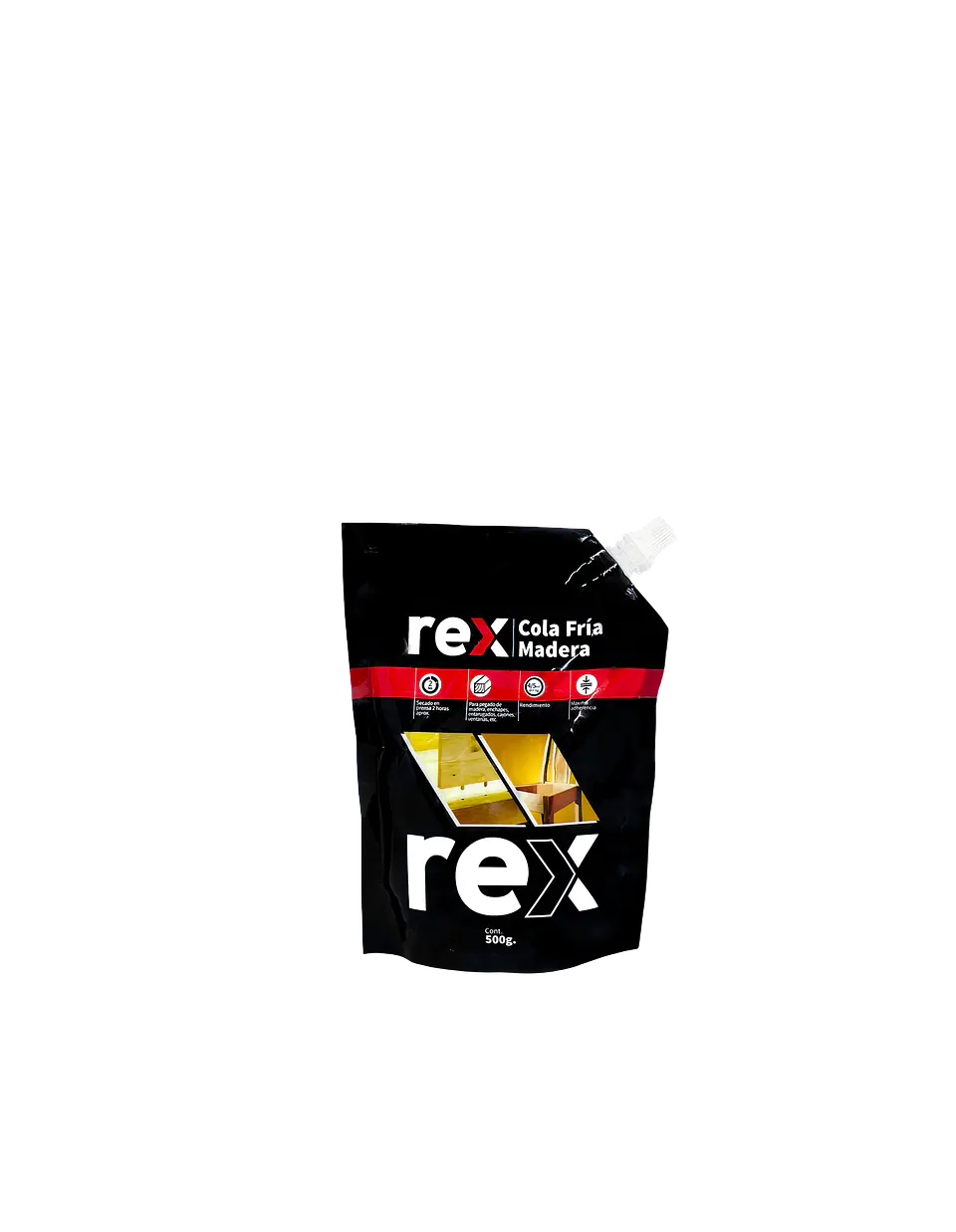  REX COLA FRÍA MADERA, DOY PACK 500 GR 1