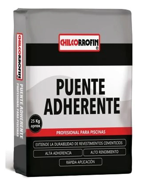 Puente Adherente 25 Kg Piscina Chilcorrofin