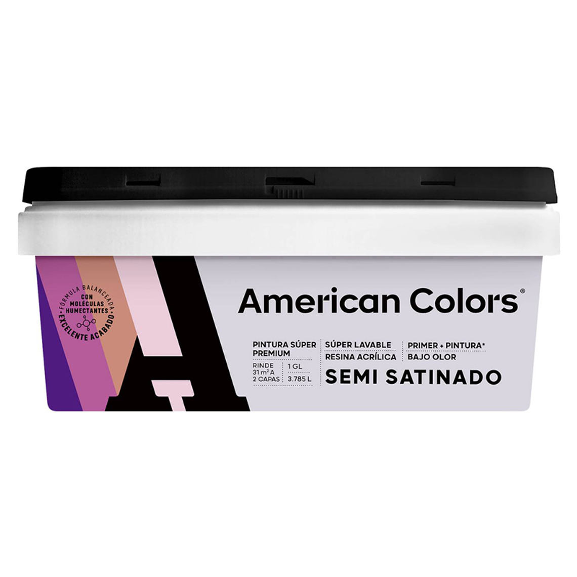 American Colors Semi Satinado Blanco Galón 1