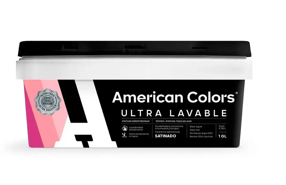 Esmalte al Agua Ultralavable Semi Satinado Galón  1