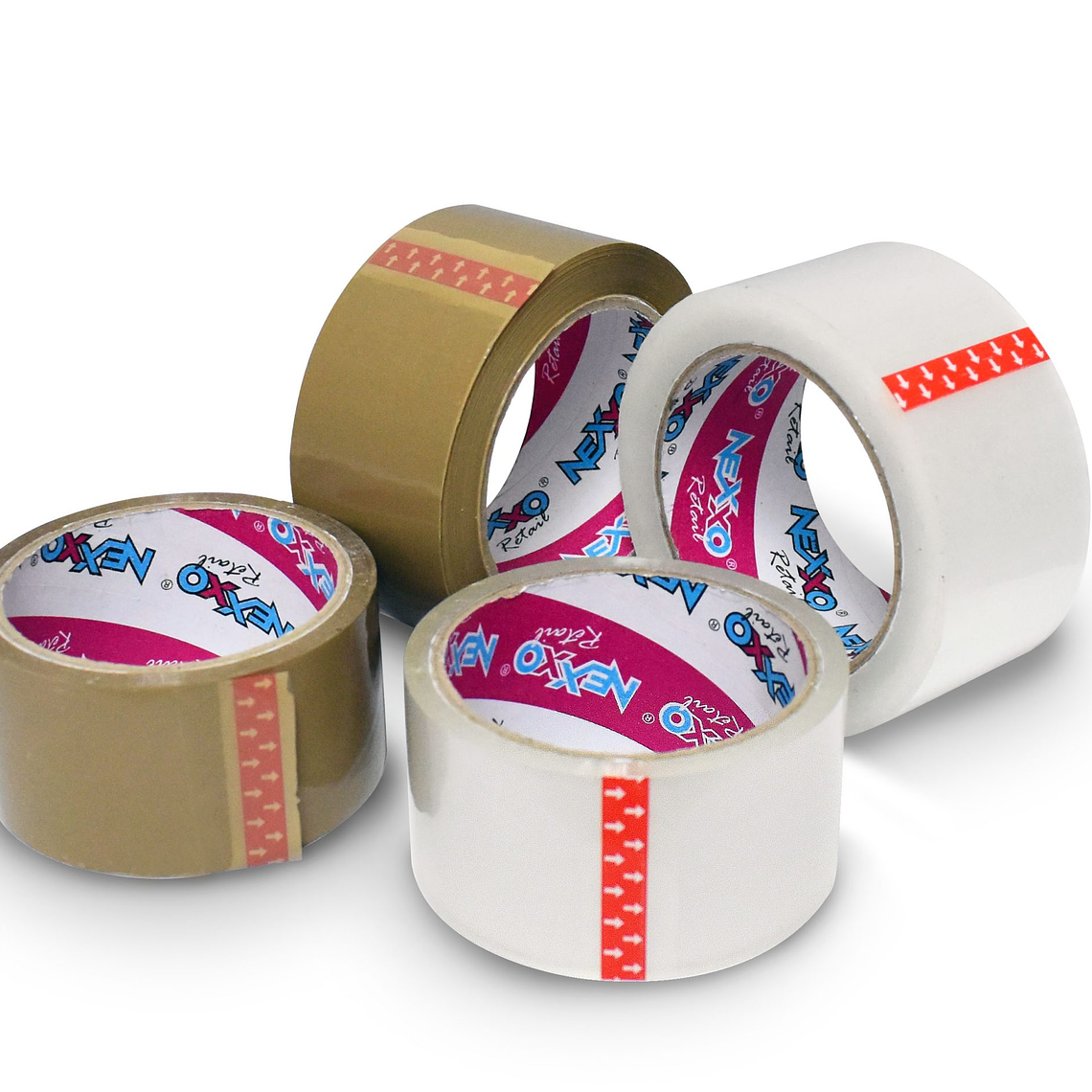 CINTA EMBALAJE CAFÉ 48MM X 40 MTS NEXXO 1