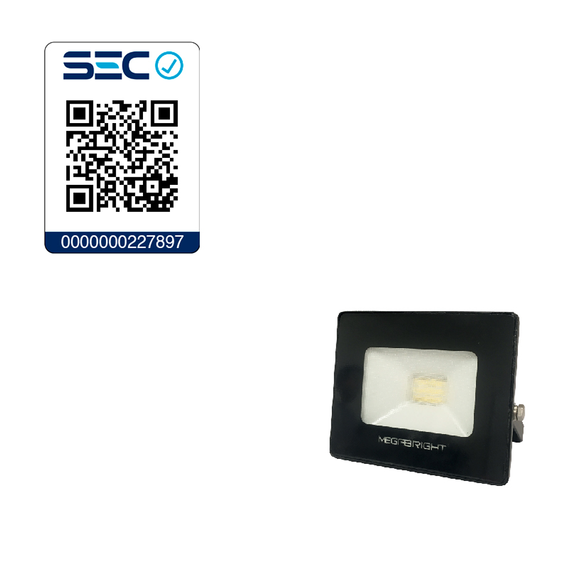 PROYECTOR LED 10W TELCO FLAT PRO LUZ FRIA (6000K) MEGABRIGHT 2