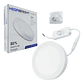 PANEL LED REDONDO SOBREPUESTO 12W LUZ FRIA (6000k) MEGABRIGHT - Miniatura 1
