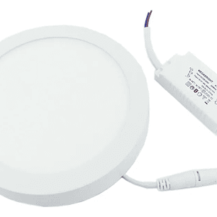 PANEL LED REDONDO SOBREPUESTO 12W LUZ FRIA (6000k) MEGABRIGHT