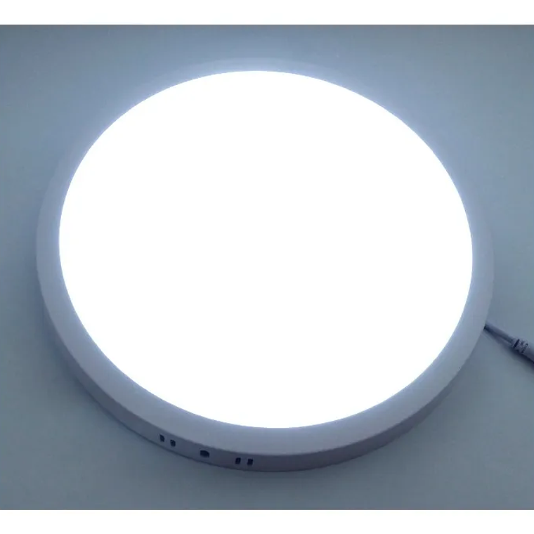 PANEL LED REDONDO SOBREPUESTO 25W LUZ FRIA (6000k) MEGABRIGHT 3