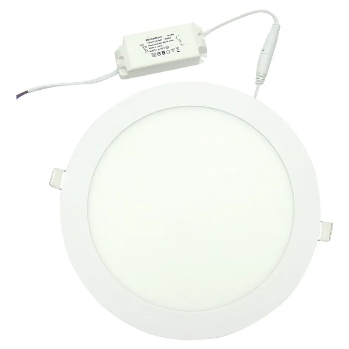 PANEL LED REDONDO EMBUTIDO 12W LUZ FRIA (6000K) 2