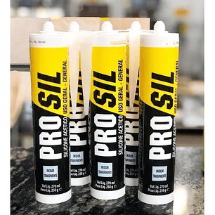  SILICONA ACETICA 270 ML PRO SIL BLANCO