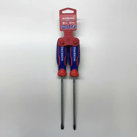 JUEGO DESTORNILLADORES 2 PIEZAS (PH2X150MM + SL6.5X150MM) WORKPRO