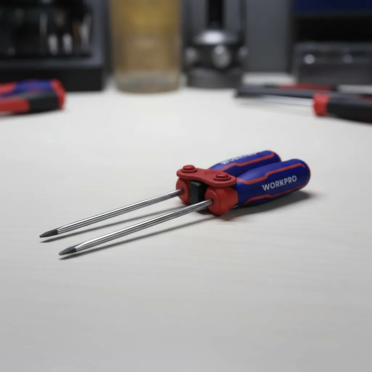 JUEGO DESTORNILLADORES 2 PIEZAS (PH2X150MM + SL6.5X150MM) WORKPRO 3