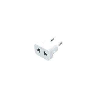 ADAPTADOR AMERICANO 10A, 250V, 2P, BLANCO LEXO