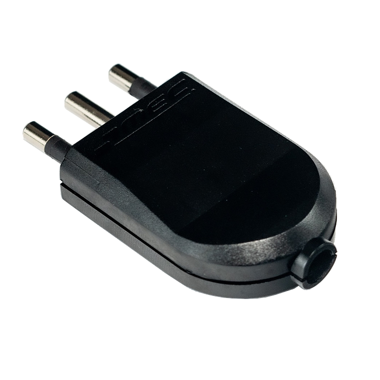 MACHO CONVERTIBLE 2 PIEZAS S/RECTA C/T 10A 2P+T NEGRO MEC 1