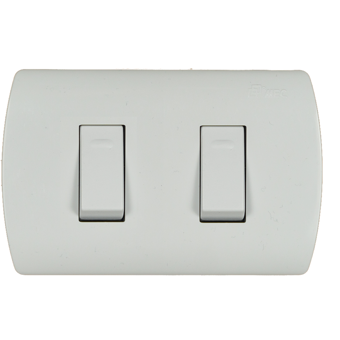 INTERRUPTOR DOBLE EMBUTIDO 9/15-10 AMPERES BLANCO ARIS 1