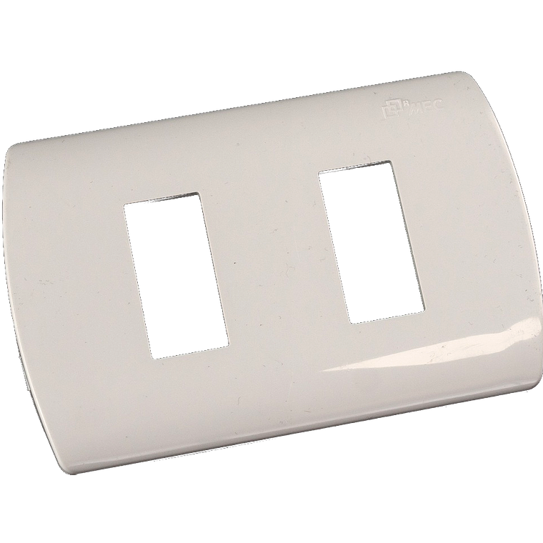 PLACA 2 MODULOS BLANCA ARIS MEC 1