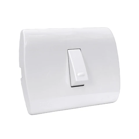 INTERRUPTOR SIMPLE EMBUTIDO 9/12-10 AMPERES BLANCO ARIS MEC
