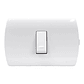 INTERRUPTOR SIMPLE EMBUTIDO 9/12-10 AMPERES BLANCO ARIS MEC - Miniatura 2