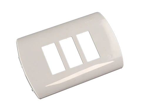 PLACA 3 MODULOS BLANCA ARIS MEC