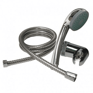 JUEGO DUCHA ESTANDAR C/FLEXIBLE Y SOPORTE HOFFENS