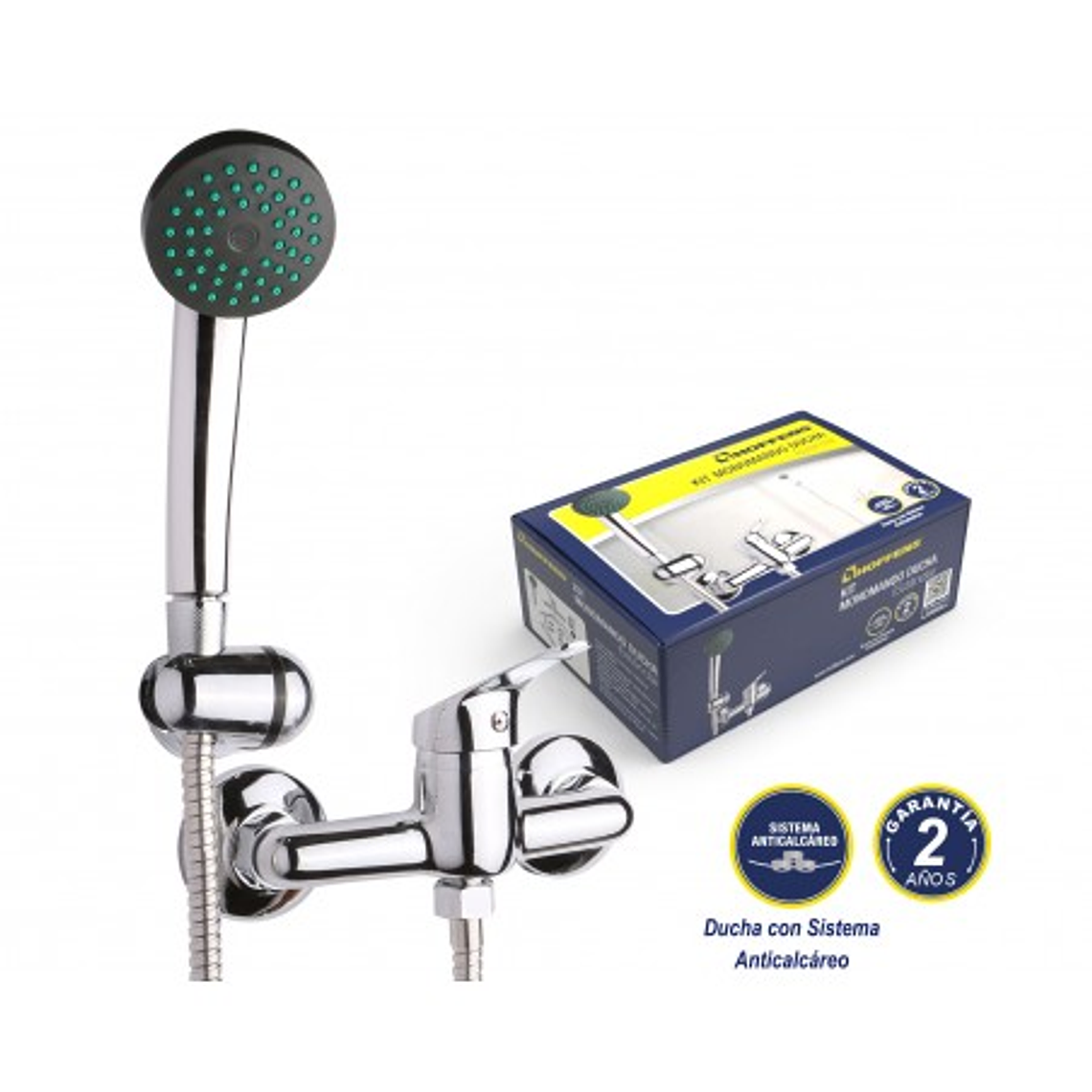 KIT MONOMANDO SOLO DUCHA ESTANDAR HOFFENS 3