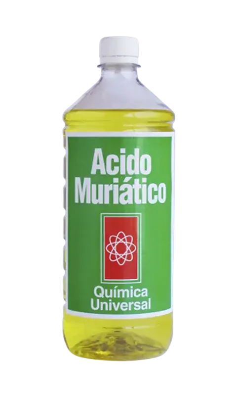 ACIDO MURIATICO 1LT QUIMICA UNIVERSAL