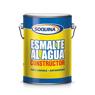 Esmalte al agua Constructor Blanco Soquina Galon