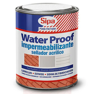 Water Proof Impermeabilizante Incoloro litro (1/4 GL) Sipa