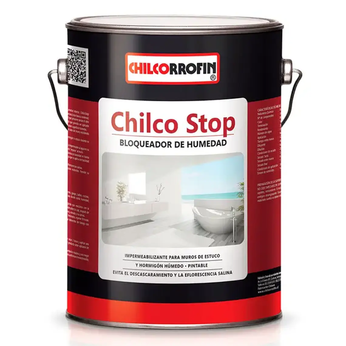 Bloqueador de Humedad ChilcoStop Blanco Invierno Galón Chilcorrofín 1