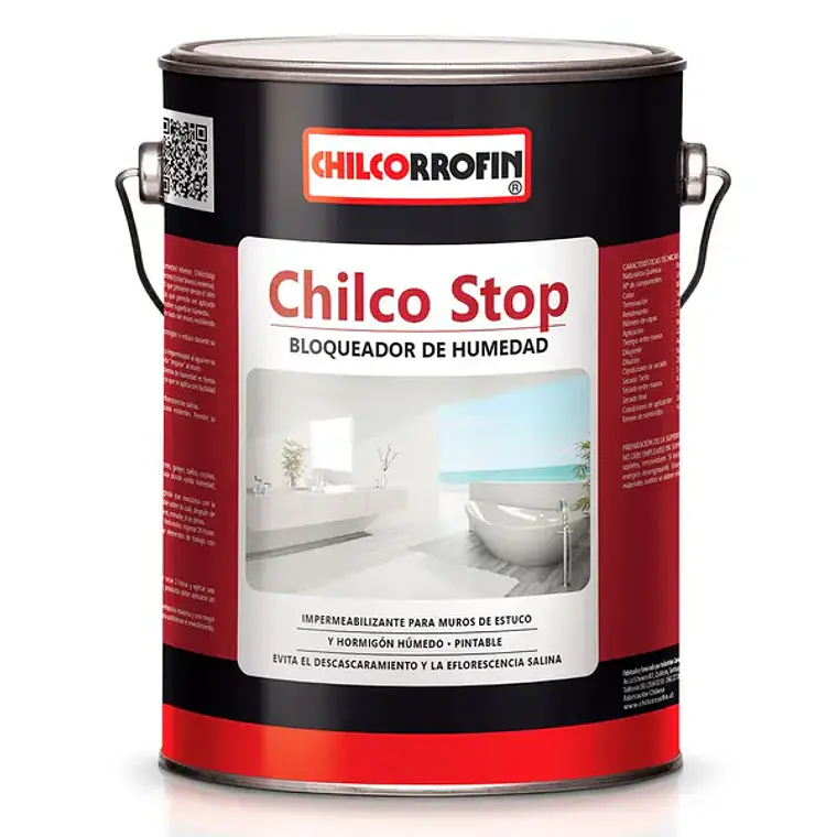 Bloqueador de Humedad ChilcoStop Blanco Invierno Galón Chilcorrofín 1